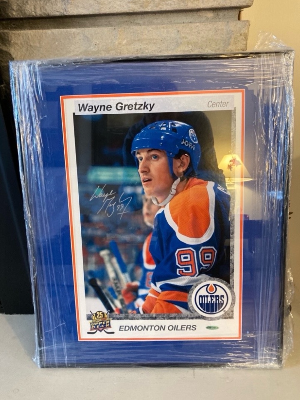 Edmonton Oilers Wayne Gretzky Autographed Framed with COA